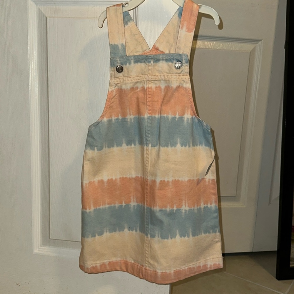 Gap tie dye overall dress